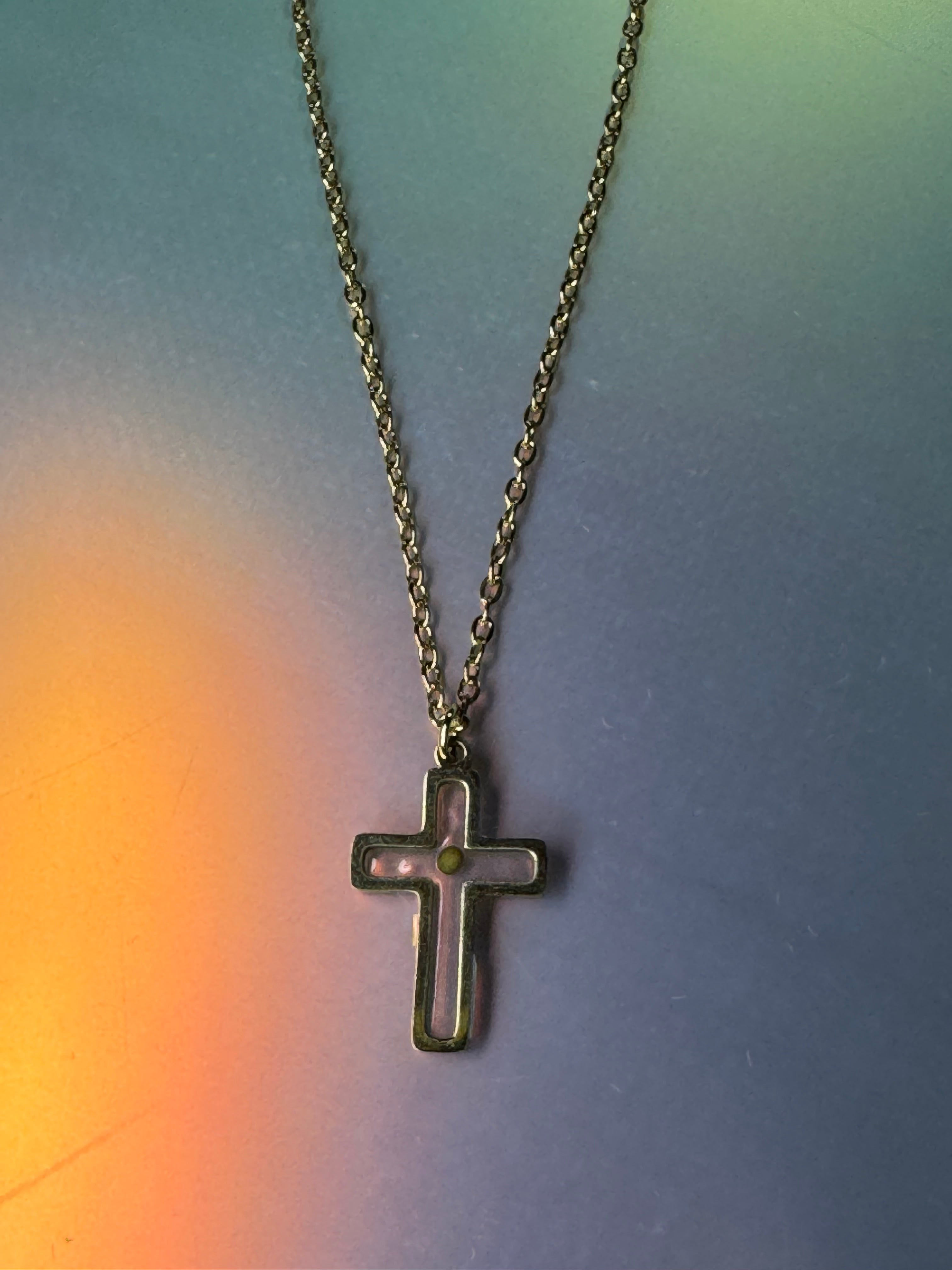 Cadena CRUZ (GRANO MOSTAZA)