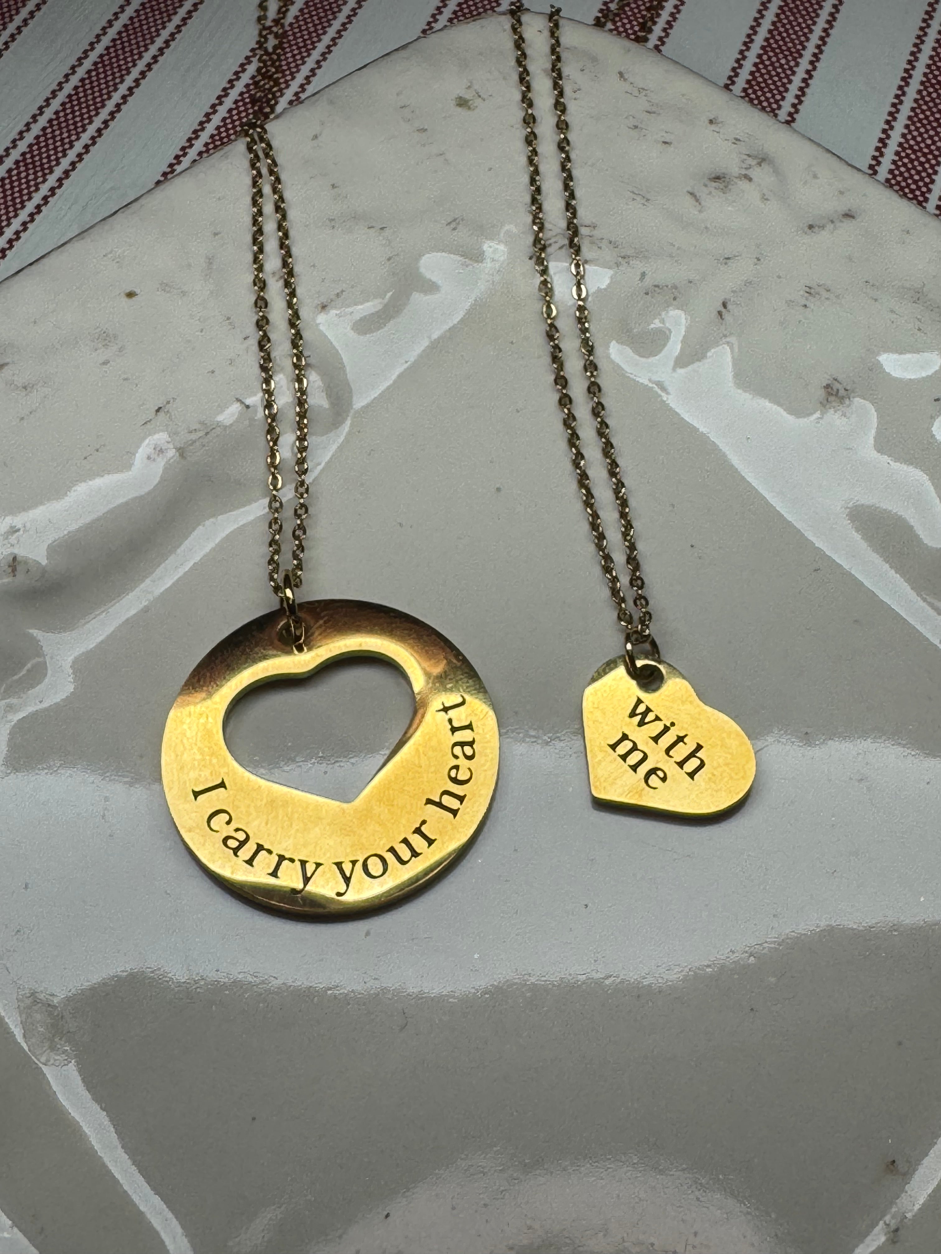 Cadenas LLEVO TU CORAZÓN CONMIGO (dúo)