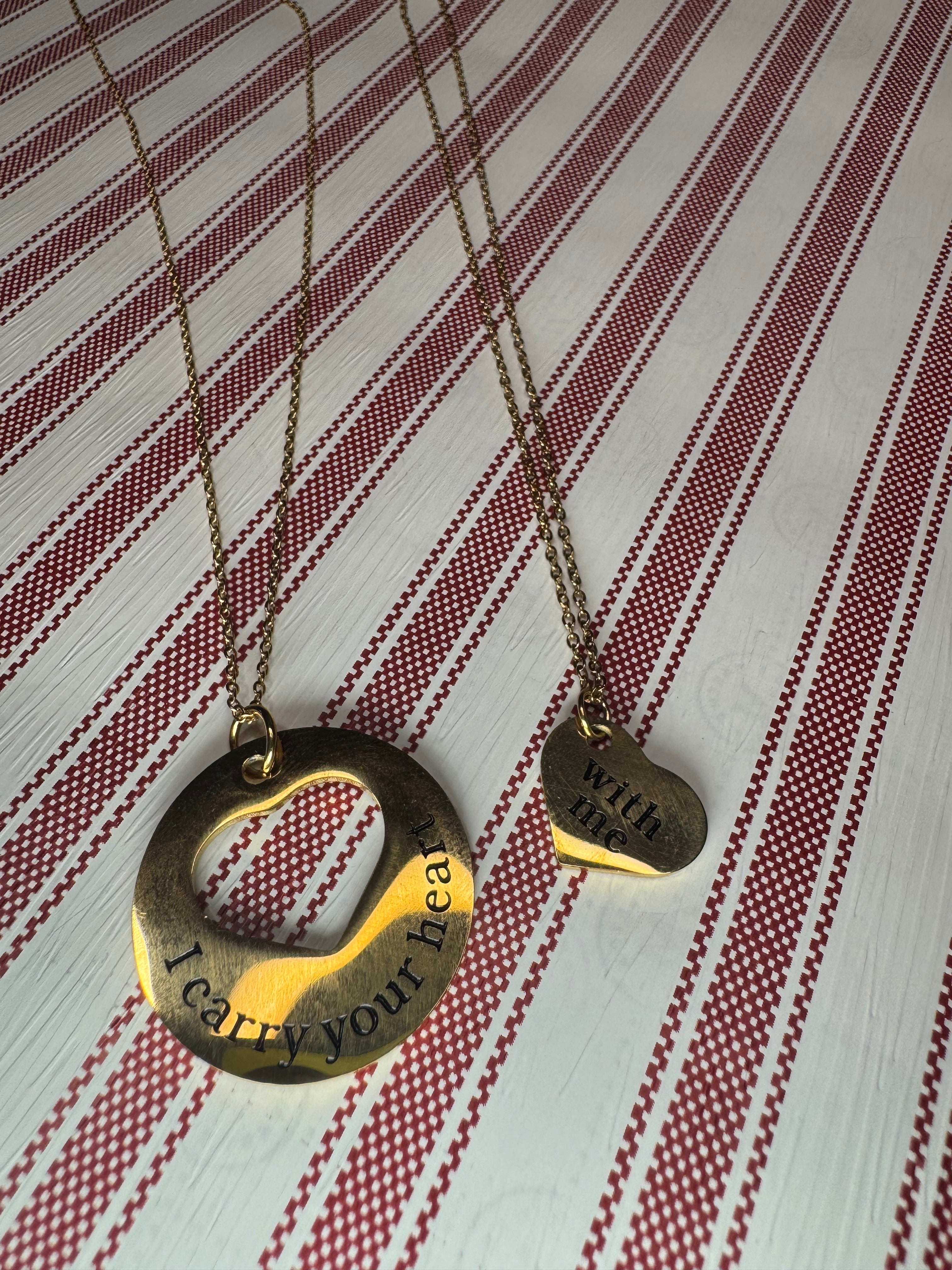 Cadenas LLEVO TU CORAZÓN CONMIGO (dúo)