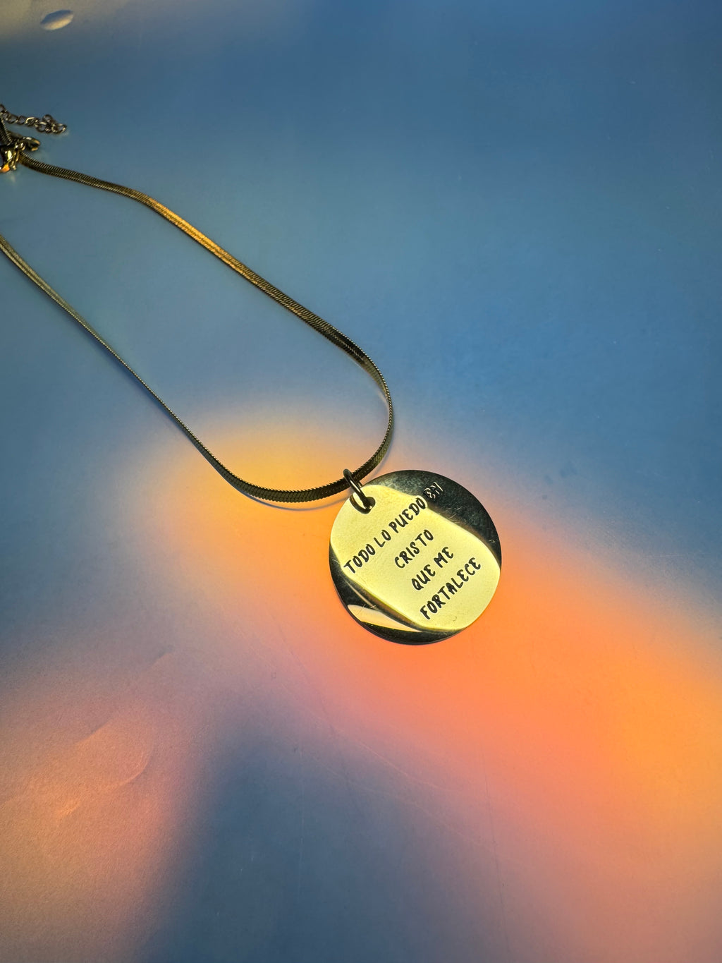 Cadena TODO LO PUEDO EN CRISTO QUE ME FORTALECE