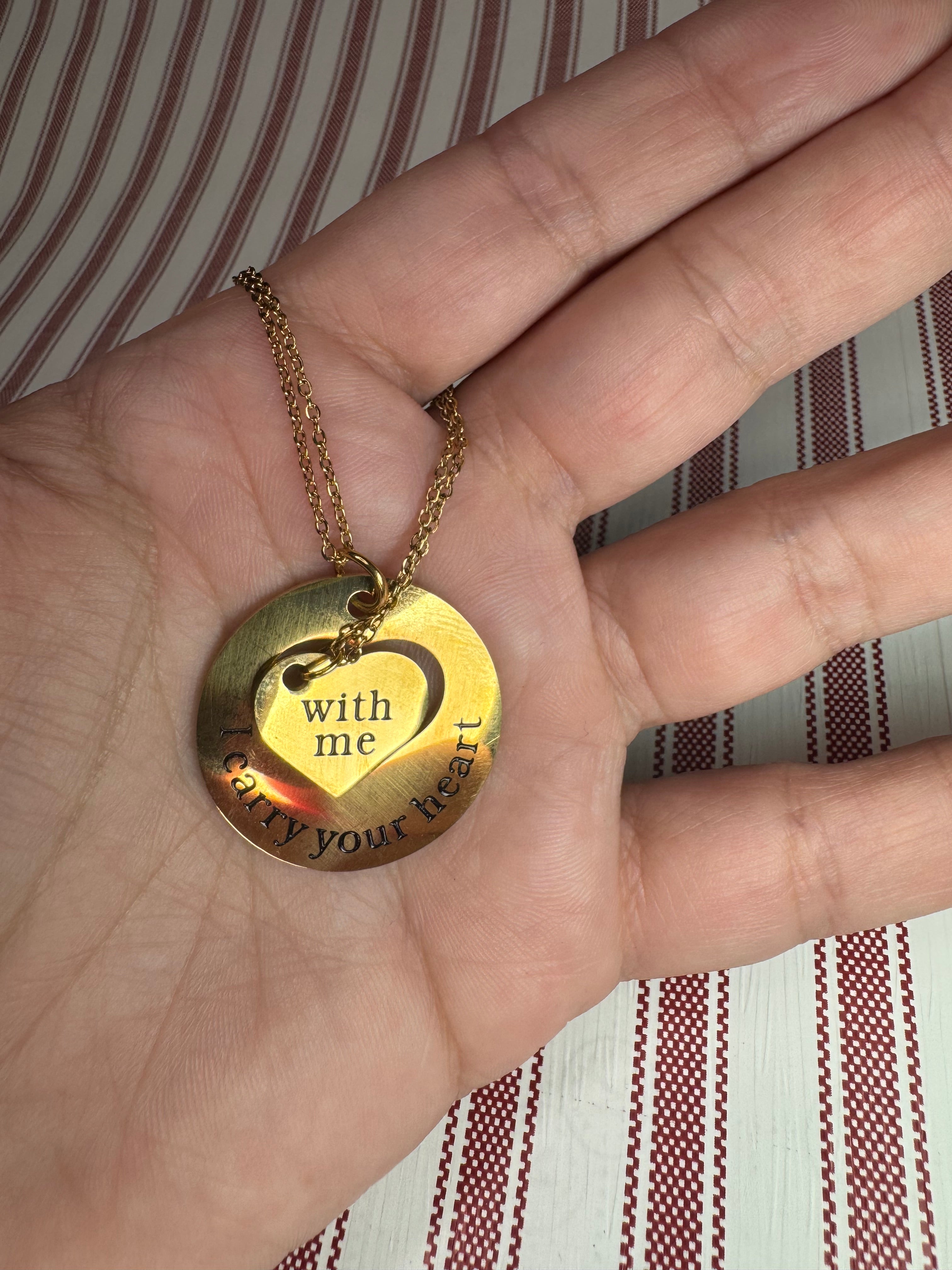 Cadenas LLEVO TU CORAZÓN CONMIGO (dúo)